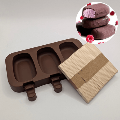 Brun Ispinde Form med Træpinde – Lav Cakesicles & Popsicles Derhjemme (Kopi)