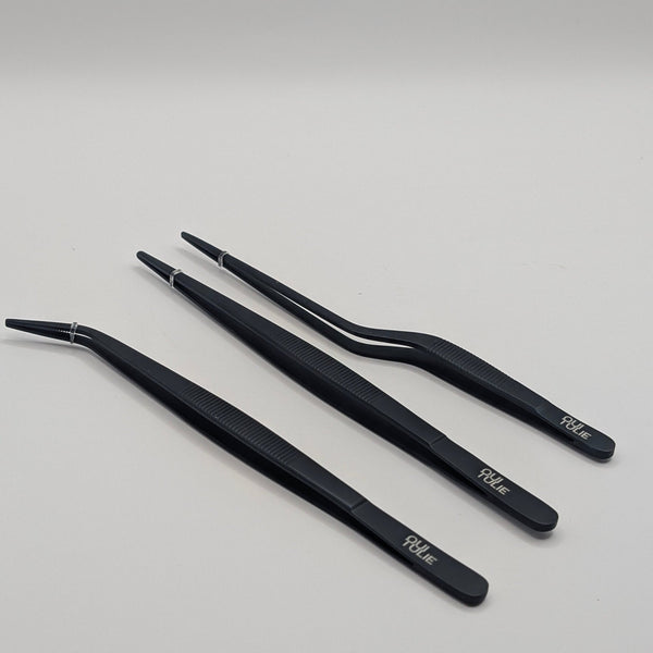 Plating Tweezer Set - Professional Stainless Steel & Silicone Plating Tweezers